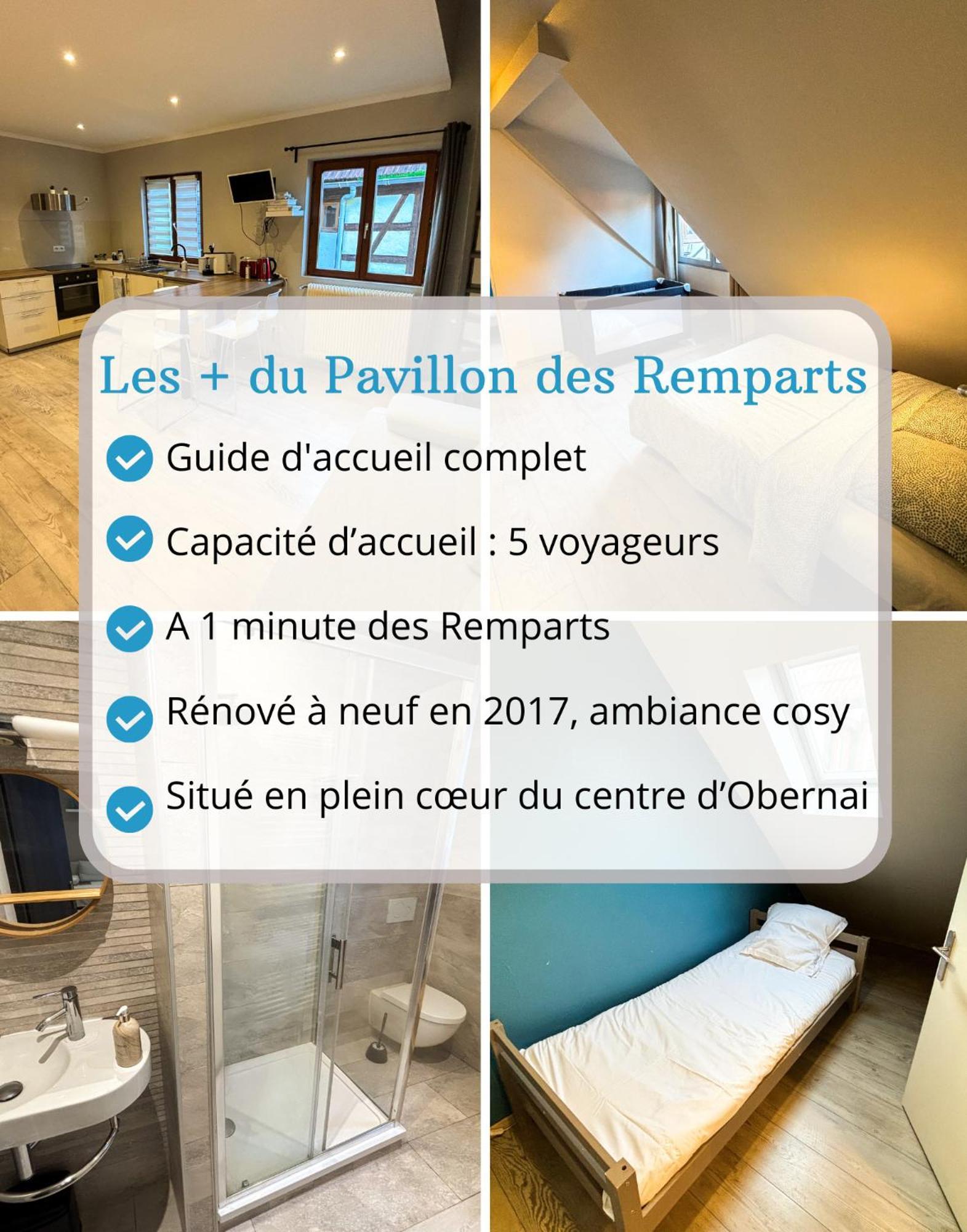 Le Pavillon Des Remparts - Commerces A Proximite - Centre-Ville - Appartement Cosy Ομπερναί Εξωτερικό φωτογραφία